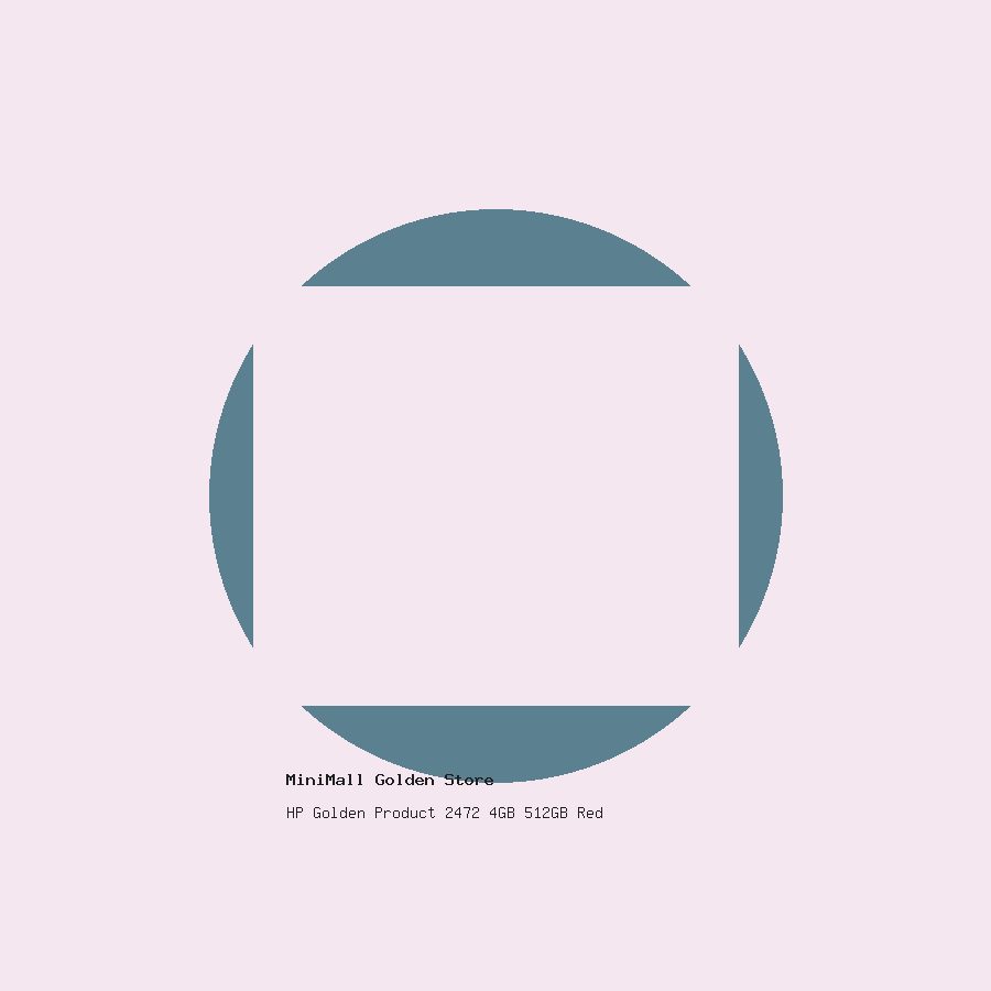 HP Golden Product 2472 4GB 512GB Red